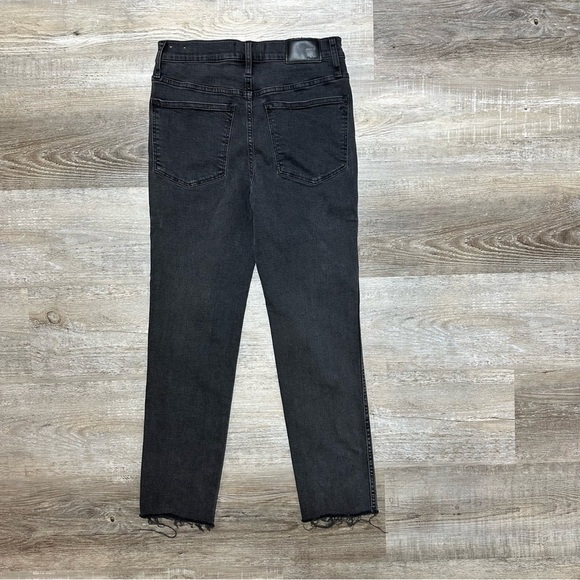 Madewell Stovepipe Jeans in Banberry Wash: Raw-Hem Edition size 27 - Picture 6 of 10